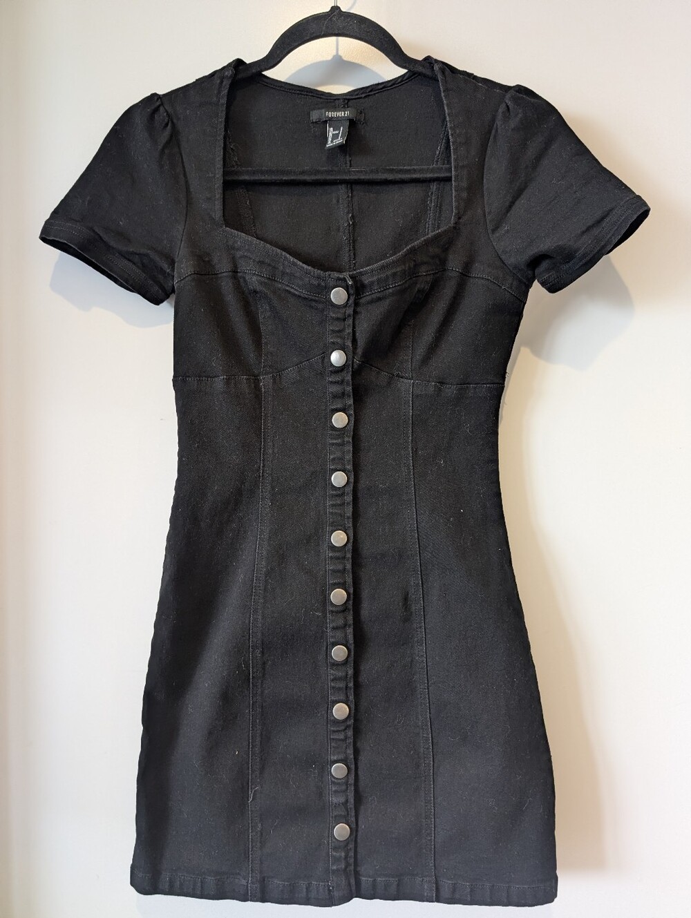 Black Denim Dress